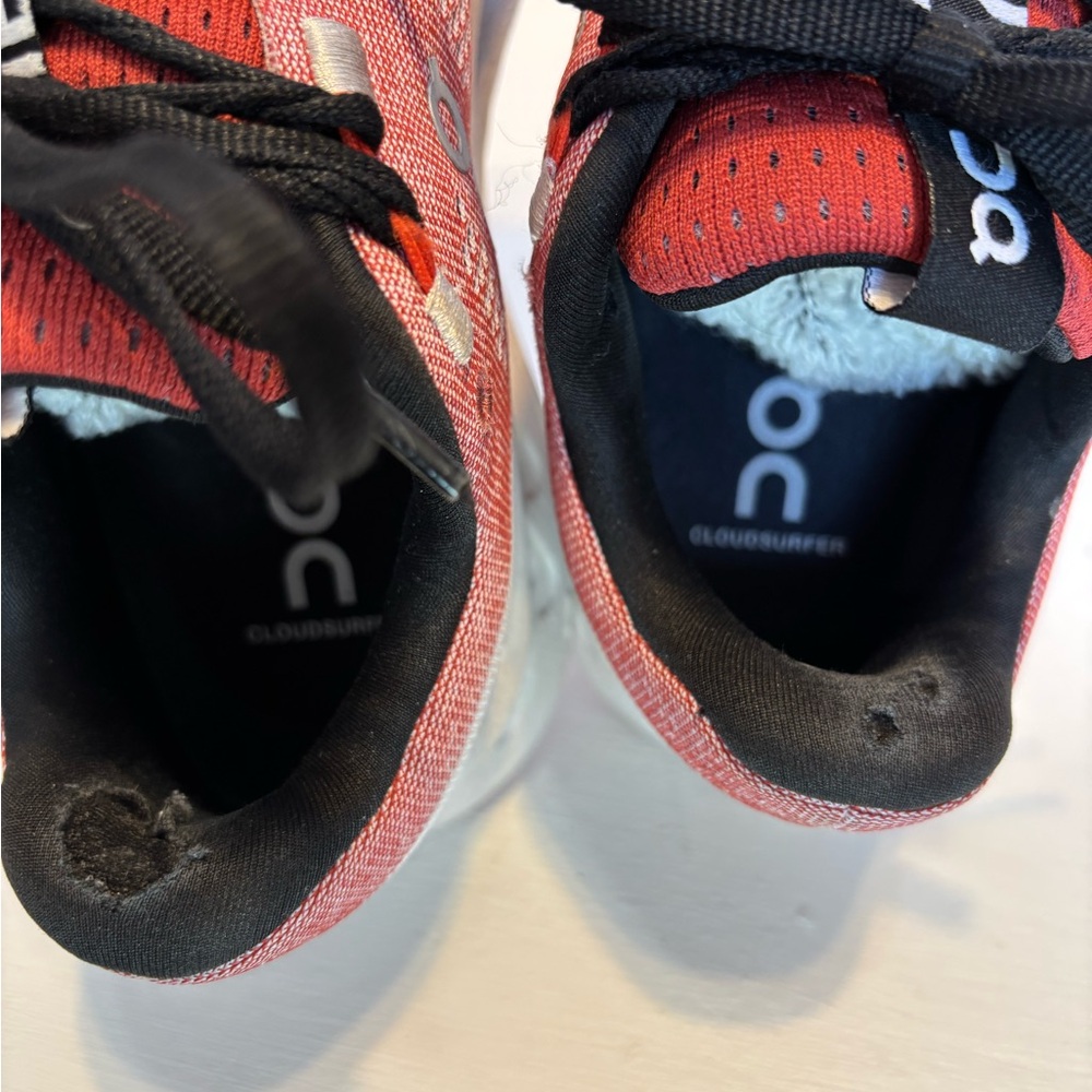 On Running Cloudsurfer Auburn/Frost Women's Running Shoes Size 6.5 - Picture 7 of 10